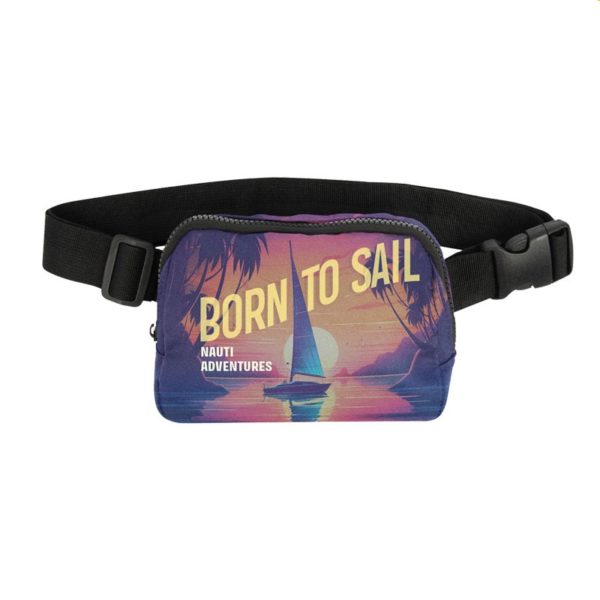 Full Color running Sports Zippered Waist Fanny Pack