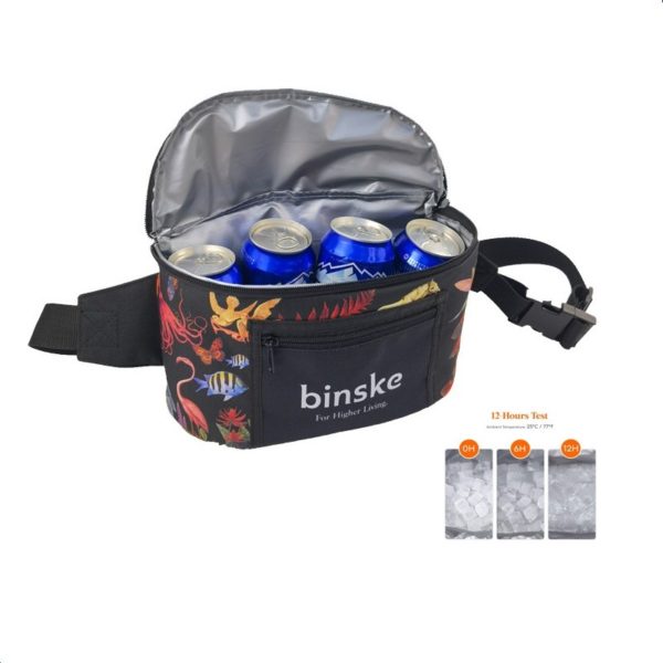 Outdoor 4-Can Insulated Waist Pack