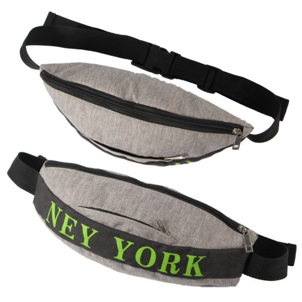 Slim Running Canvas Belt Waist Pack