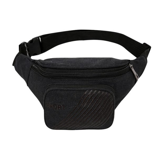 Sports Travel Canvas Waist Bag