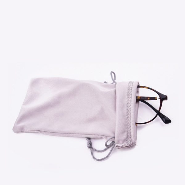 Multicolor Customizable Polyester Glasses Bag Sunglasses Pouch with Drawstring