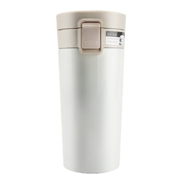 Multicolor Durable Stainless Steel Vacuum Bottle 13oz with Bouncing Lid