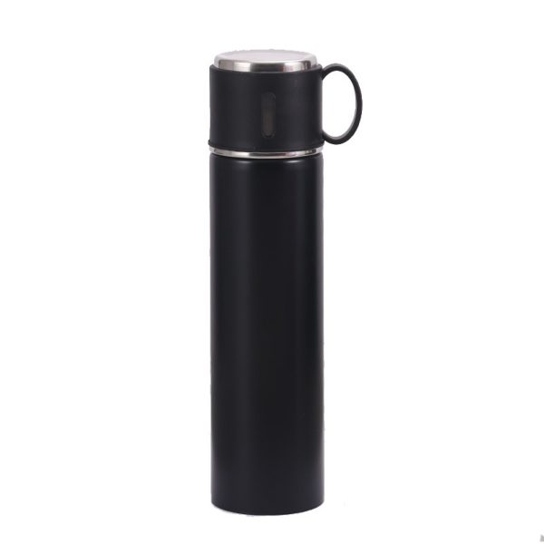 Multicolor Portable Stainless Steel Vacuum Bottle 14oz with Cup Lid