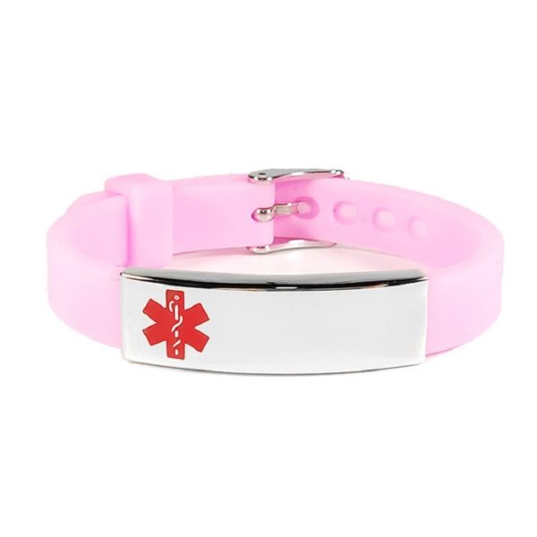 Titanium Steel Silicone Medical Bracelet