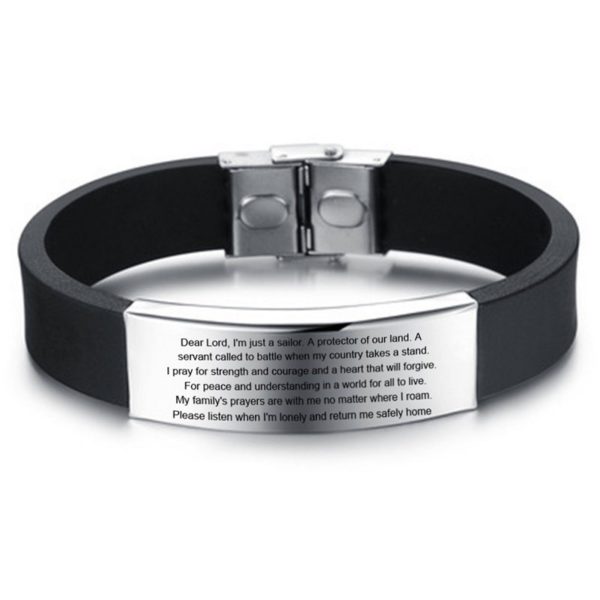 Sailor Prayer Silicone Bracelet