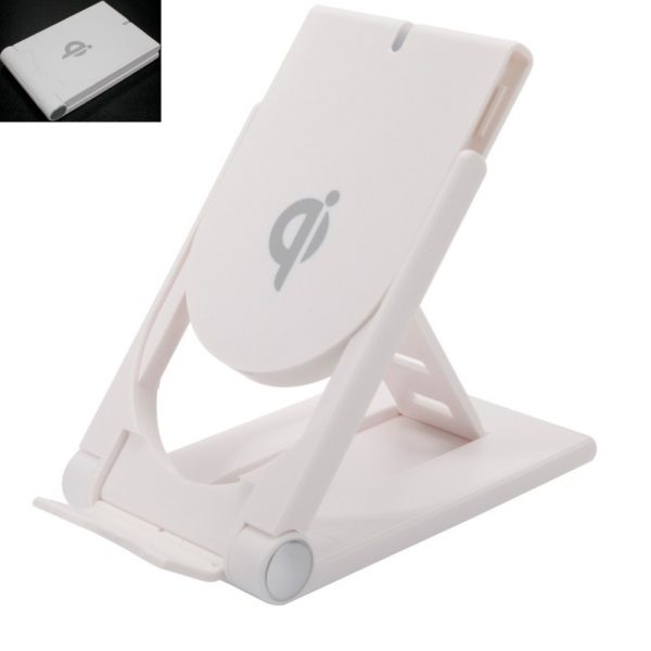 Full Color Wireless Charger With Portable Folding Phone Stand