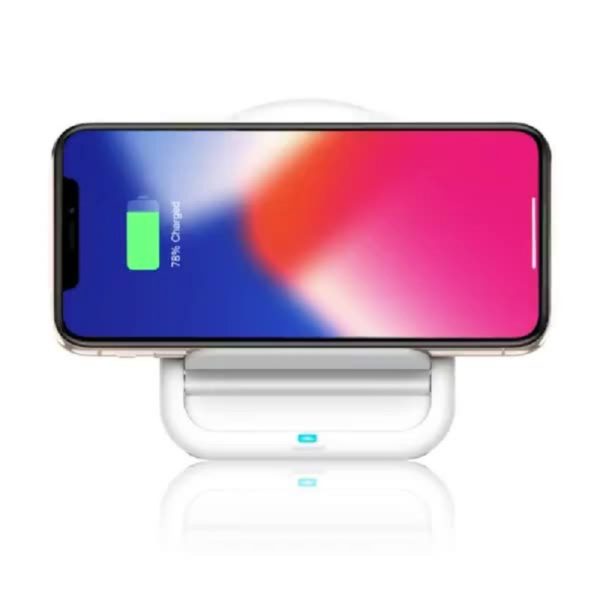 Multi-functional 2-in-1 Folding Wireless Charger Phone Stand