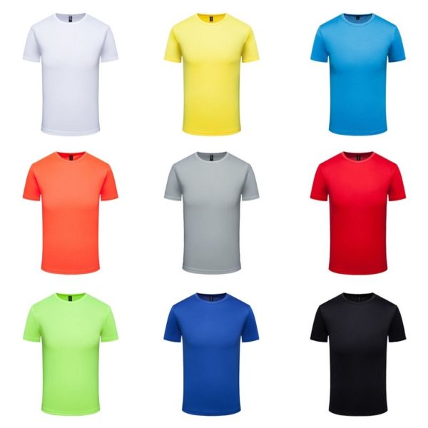 Adult Round Neck Quick Drying T Shirt-1 color