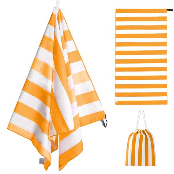 Sand Free Striped Beach Towel