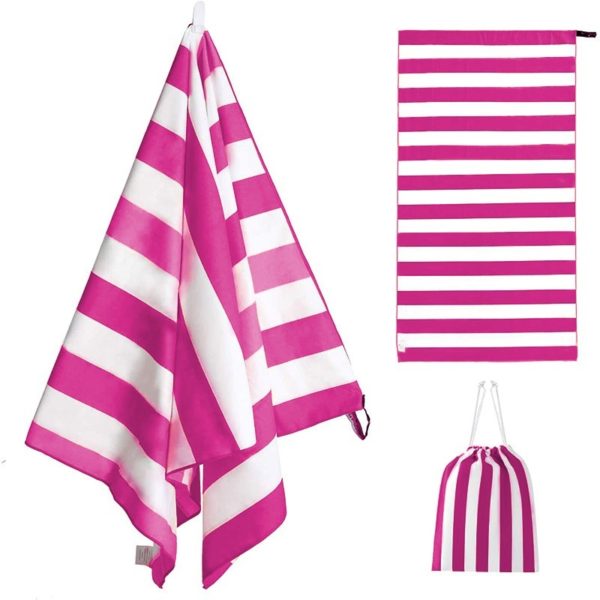 Sand Free Striped Beach Towel