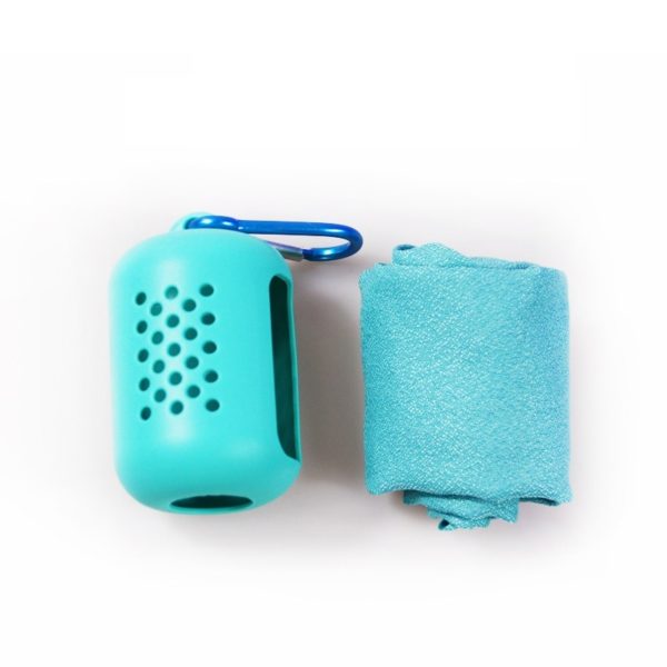 Cooling Towel with Silicone Case