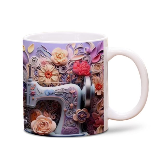 3D Ceramic 10oz Coffee Mug