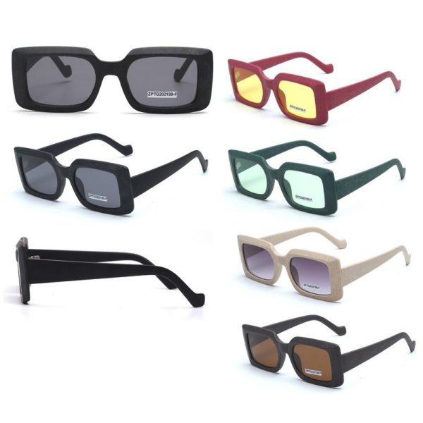 Biodegradable Square Men's Sunglasses