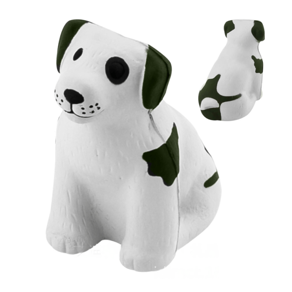 PU Black and White Dog Stress Reliever