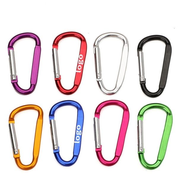 Aluminium Carabiners D Shape Keyring