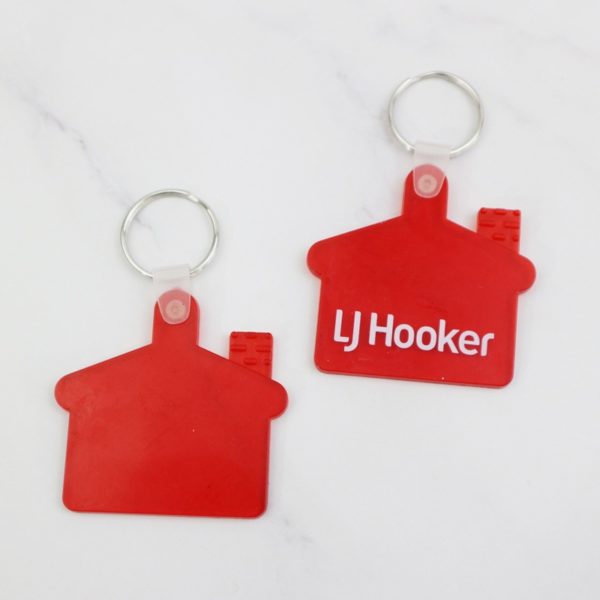 House Shaped Soft Key Tag