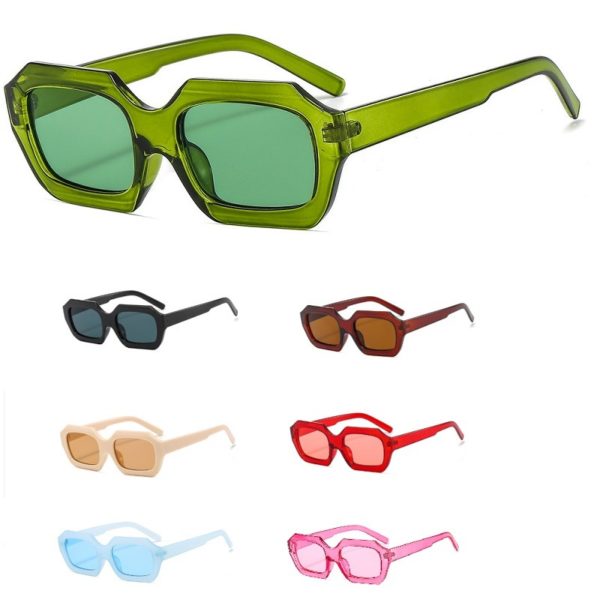 Small Square Polygon Fashion Women's Sunglasses