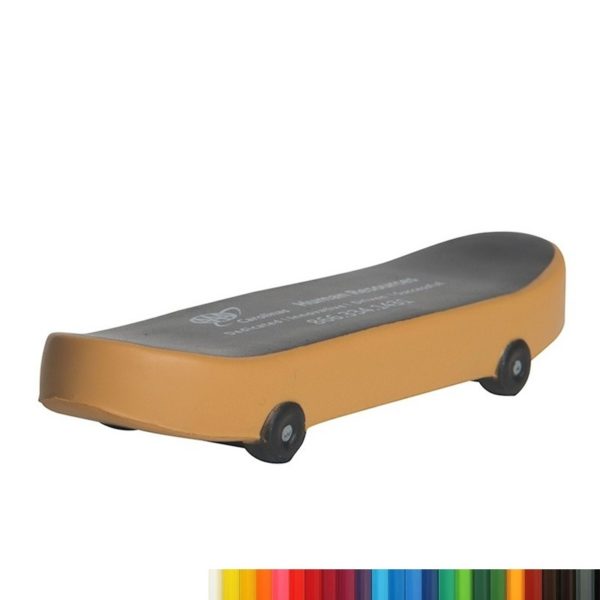 PU Skate Board Shaped Stress Reliever