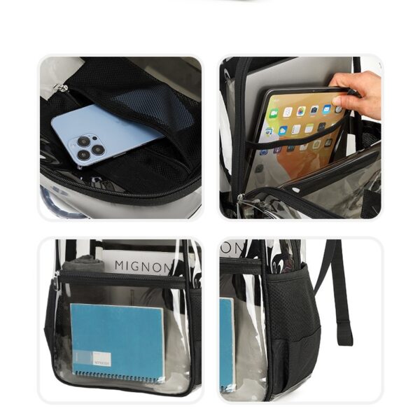 Transparent PVC Clear Backpack