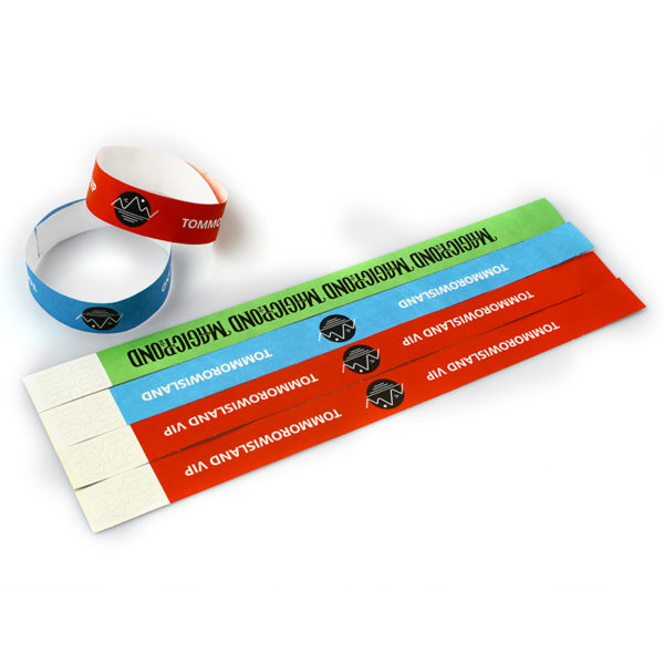 Waterproof Tyvek Paper Wristbands Bracelet