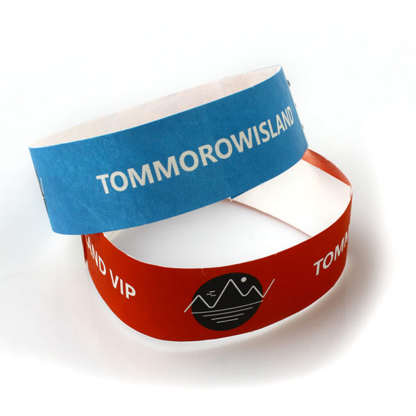 Waterproof Tyvek Paper Wristbands Bracelet