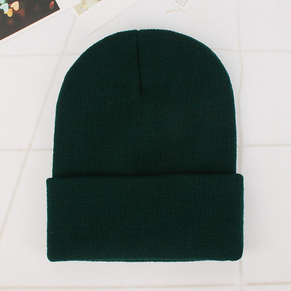 Knit Beanie with Woven Label