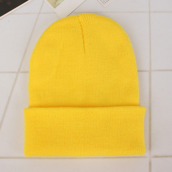 Knit Beanie with Woven Label