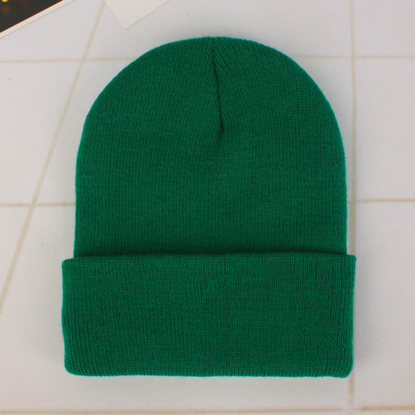 Knit Beanie with Woven Label