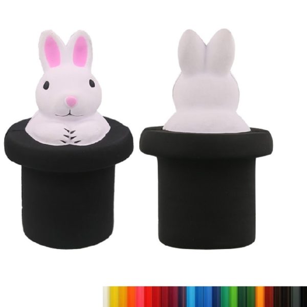 PU Foam Magic Rabbit in Hat Stress Reliever