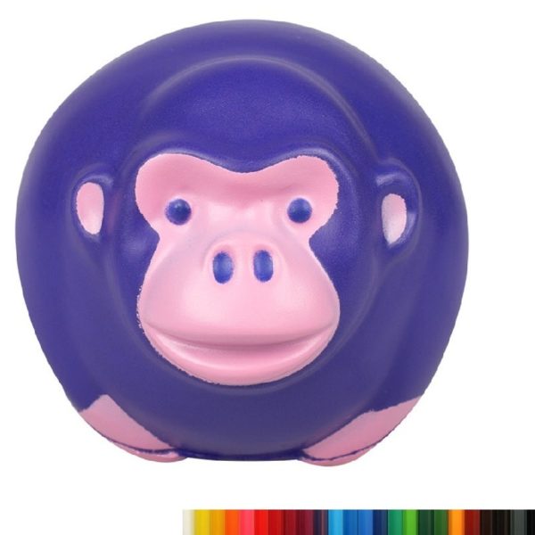 PU Foam Monkey Round Stress Balls