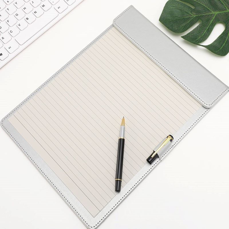 Magnetic File Writing Pad A4 Business PU Leather