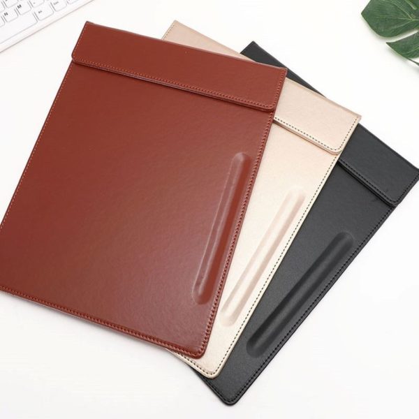 Magnetic File Writing Pad A4 Business PU Leather - Image 2