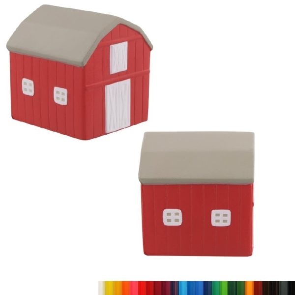 PU Foam Red Barn Stress Reliever