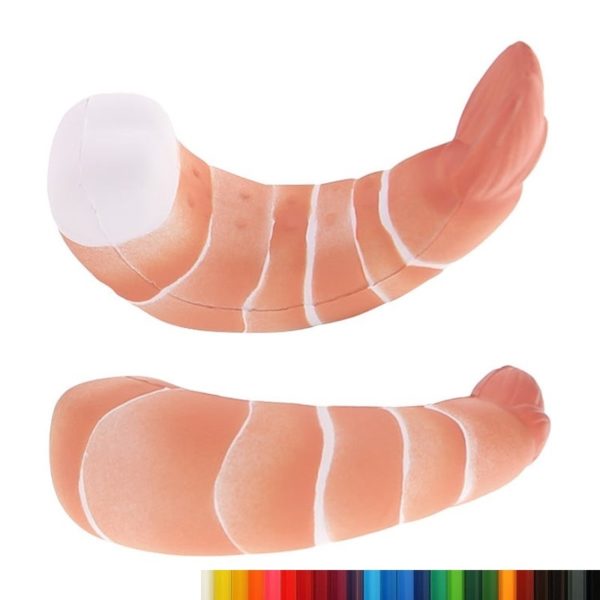 PU Foam Shrimp Stress Reliever with Your Logo