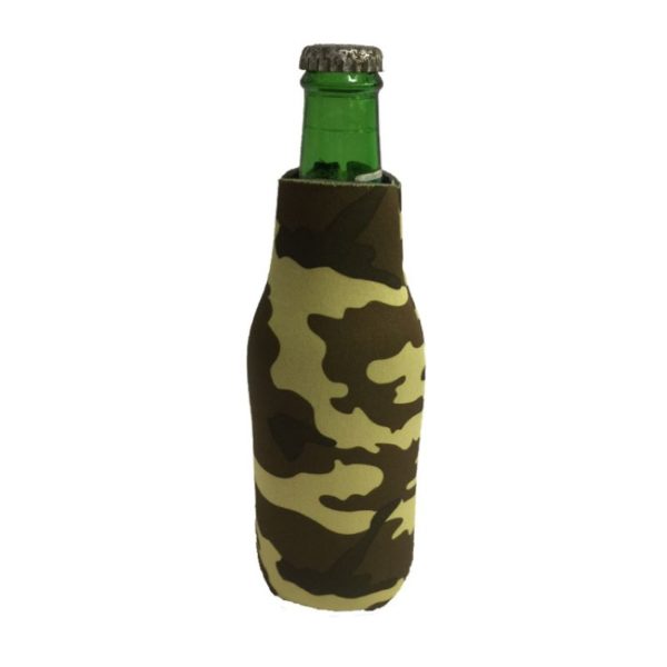 Neoprene Bottle Cooler Sleeve Holder With Zipper