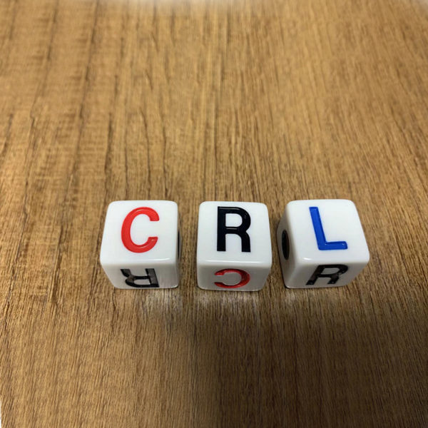 0.75 inch Dice with Logo on 3 Sides