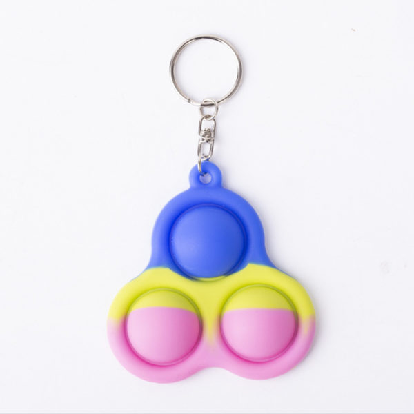 UFO Push Pop Bubble Keychain