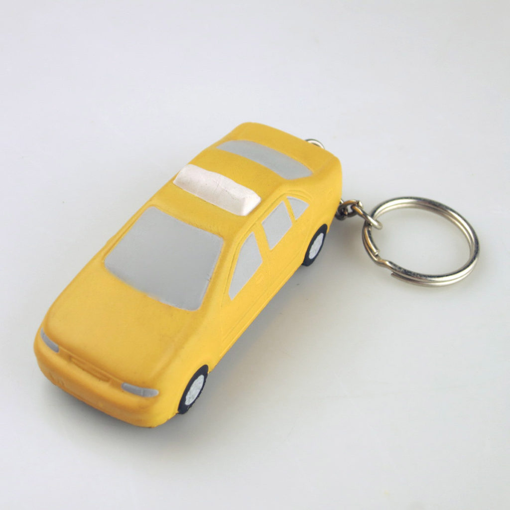 Taxi Stress Reliever with Keychain