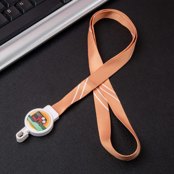 Lanyard with Custom ABS Retractable Badge Reels