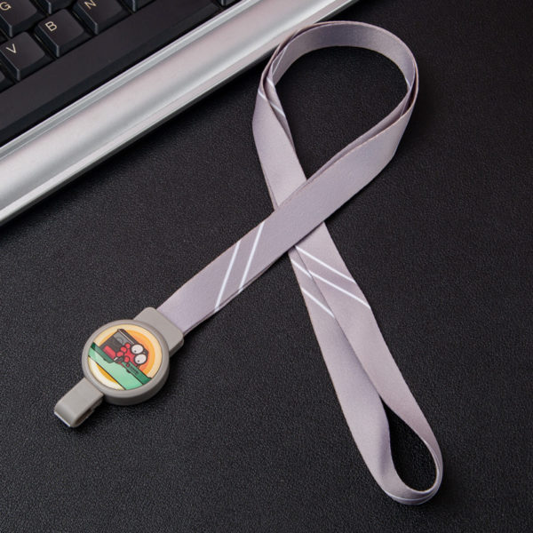 Lanyard with Custom ABS Retractable Badge Reels