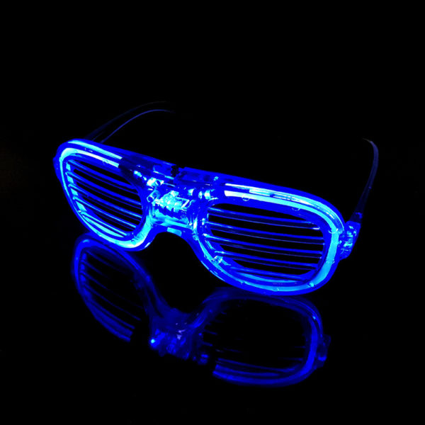 Custom LED Flashing Shutter Party Glasses