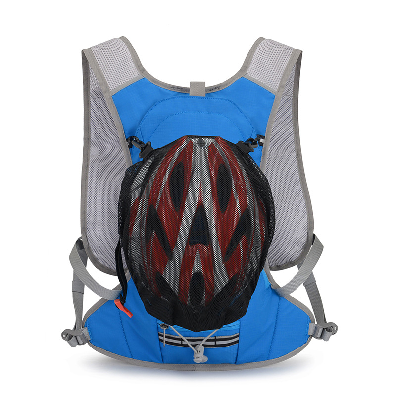 Lightweight Sports Backpacks with Bicycle Helmet Holder