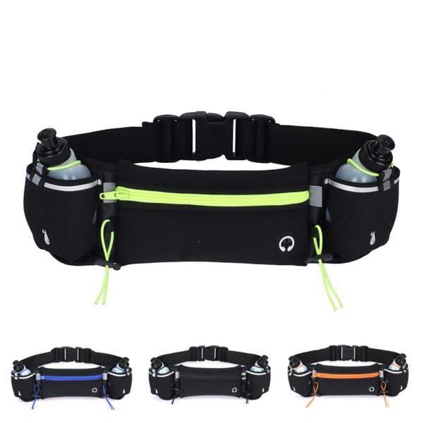 Nylon Sports Waist Bag Fanny Package with Kettle Pack