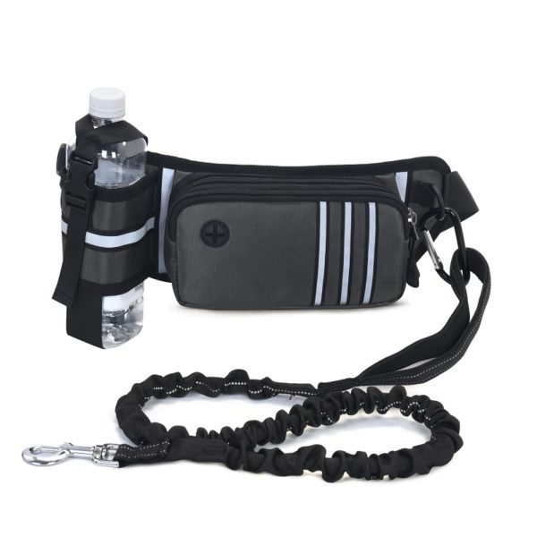 Outdoor Nylon Waist Bag With Dog Leash