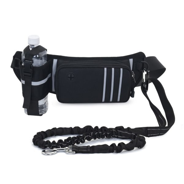 Outdoor Nylon Waist Bag With Dog Leash