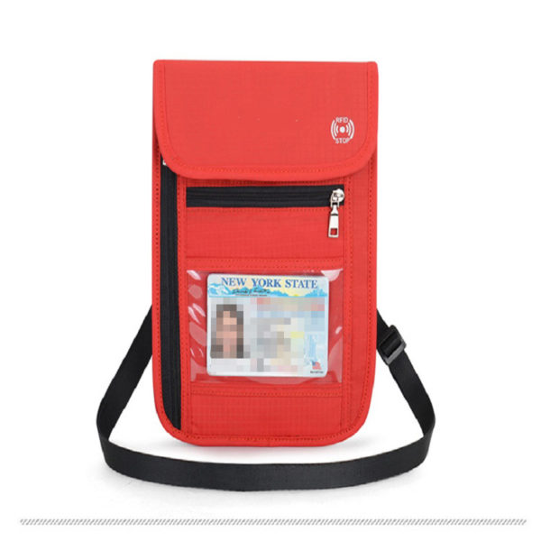 Waterproof Multifunctional RFID Nylon Passport Bag