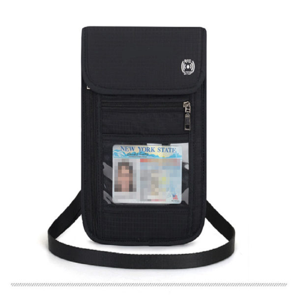 Waterproof Multifunctional RFID Nylon Passport Bag