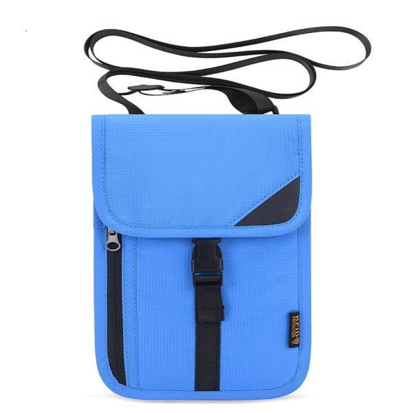 Multi-function RFID Neck-hanging Traveling Passport Bag