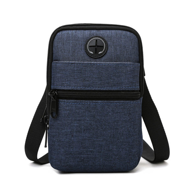 Custom Solid traveling Passport Bag With Headphone Jack