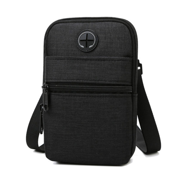 Custom Solid traveling Passport Bag With Headphone Jack